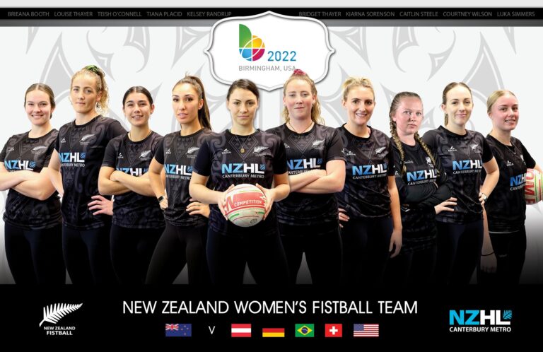 2022 Fistball Ferns at The World Games in Birmingham, Alabama