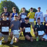 The newly-named New Zealand under-18 Men’s Fistball squad.